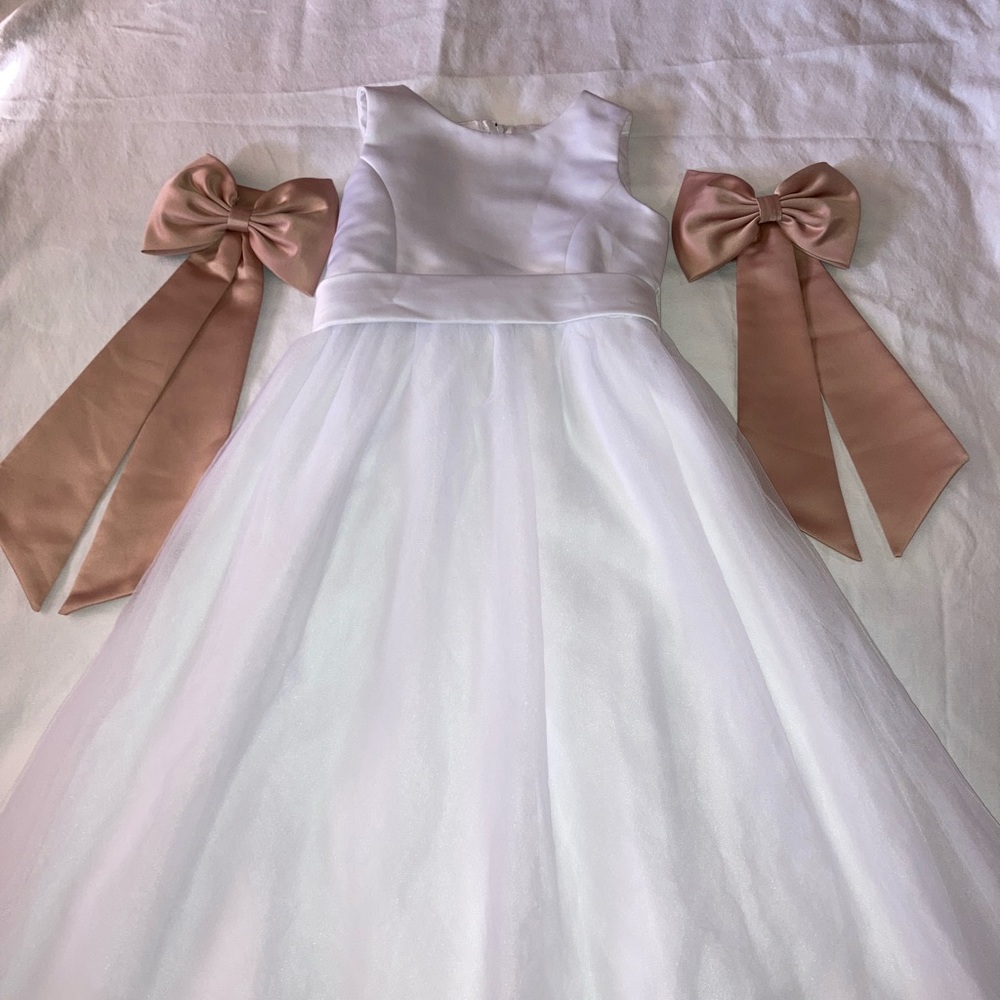 David’s bridal flower girl dress